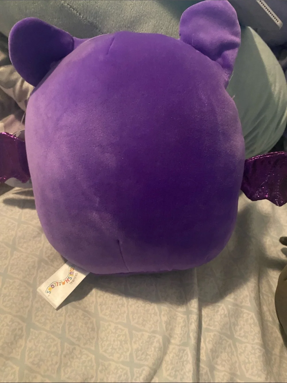 Squishmallow Purple Bat Plush - blas